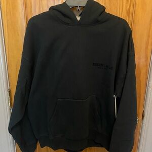 Fear of God Black Essentials Pullover Hoodie